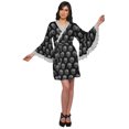 thumbnail image 2 of Moomaya Peignoir Imprimé pour Femmes Robe de Chambre Courte en Coton Peignoir d'Été, 2 of 6