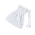 thumbnail image 4 of Kmbangi hors Manches Évasées Tops + Short à Volants + Bandeau Noeud, 4 of 6
