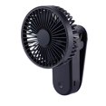 thumbnail image 1 of Black Magnetic Clip Fan Usb Rechargeable 3 Wind Levels 90 Degree Rotation Quiet Desktop Portable For Home Bedroom, 1 of 6