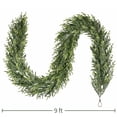 thumbnail image 3 of Holiday Time 9' Unlit Norfolk Christmas Garland, Green, 3 of 4