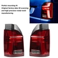 thumbnail image 4 of Ensemble de Feux Arrière LED Feux Arrière LED Lampes de Frein Feux Arrière LED Complets Lampe Arrière pour Transporteur Multivan T6 Pré-Rénovation 2016 à 2019, 4 of 8