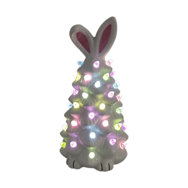 Easter Decorations Savings Pisexur Easter Bunny Tree Easter Decorations for Indoor Spring Home Bedroom Office Decor,Tabletop Bunny Rabbit Tree Home Tabletop Bunny Doll Tree for Kids (4.13×7.67 in)