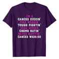 thumbnail image 2 of TIMIFIS Breast Cancer Awareness Pink Ribbon T-Shirt for Women Breast Cancer Shirts Work Tops Short Sleeve Out Blouse Breast Awareness Letter Print Shirt T-Shirt Tops In OctoberFall, 2 of 5