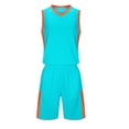 thumbnail image 1 of RXIRUCGD 2025 Vêtements d'Été pour Enfants Ensemble Décontracté à Manches Courtes et Col Rond avec Shorts Sports Respirant, 1 of 6