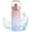 Pink, variant on DEBGFS 2L Water Bottle Motivational Water Bottle with Time & Capacity Marker BPA-Free Sports Water Bottle Daily Measured Tracking Time Marks Water Cup Ensure Drink Enough Water for Fitnes,Green