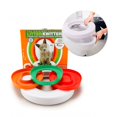 thumbnail image 1 of Cat Training Toilet Seat Pet Plastic Litter Box Litter Tray Kit Pet Kitty Potty Train System Cat Nip With Step By Step Training Guide, 1 of 7