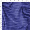 thumbnail image 3 of Soimoi Blue Heavy Canvas Fabric Palmette Damask Decor Fabric Printed Yard 58 Inch Wide, 3 of 6