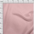thumbnail image 3 of oneOone Cotton Flex Rose Pink Fabric Check Craft Projects Decor Fabric Printed By The Yard 40 Inch Wide, 3 of 4