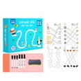 thumbnail image 2 of PENGXIANG Magical Tracing Workbook Reusable Calligraphy Copybook Toddler Learning Activities For Kids Children  E, 2 of 7
