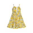 thumbnail image 1 of Girls Dress Yellow Flower Tank Sundress Party 5 Years, 1 of 6