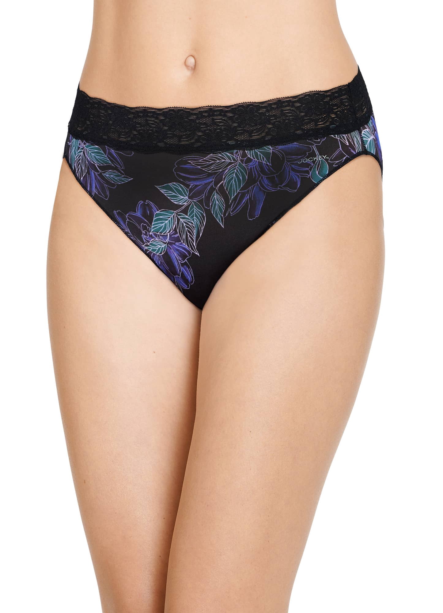 Jockey Bikini en Dentelle Sans Ligne de Culotte Promesse Tactel