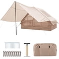 thumbnail image 1 of Costway Tente de Camping Gonflable 4 à 6 Personnes, Imperméable, Tente Pneumatique avec Auvent, Pompe, 1 of 10