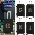 thumbnail image 2 of Luggage Covers Protective Cover Travel Luggage Scratch Proof Dust Cover Reusable Dust Cover Washable Graphic Print Pattern 8Graphic Letter Z M, 2 of 6