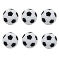 thumbnail image 1 of jinwen 6pcs 32mm Table Soccer Football Foosball Balls Fussball Replacement Black, 1 of 8