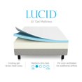 thumbnail image 4 of Lucid 10 Inch Dual-Layered Gel Memory Foam Mattress, Twin, 4 of 6