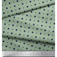 thumbnail image 2 of Soimoi Rayon Fabric Dots & Star Print Sewing Fabric Yard 42 Inch Wide, 2 of 3