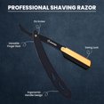 thumbnail image 4 of ASIPRO Straight Razor With 10 Shaving Blades (20 Single Edge), Barber Kit, Reusable Men's Razor, Rasoir à Barbe Homme avec 10 Lame, 4 of 7