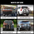 thumbnail image 2 of Steel Hitch Mount Cargo Basket with Rust-Resistant Bag for Truck RV SUV Use, 60x24x14 Inch Heavy-Duty Steel Cargo Rack Rear Luggage Holder Basket, Cargo Carrier, Vehicle Cargo Basket, 500 LBS, 2 of 7