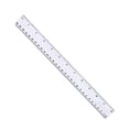 thumbnail image 1 of Clear Plastic Ruler 30Cm 12 Inch Plastic Transparent Ruler With Centimeters And Inches For Students School Ruler, 1 of 6