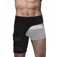 thumbnail image 4 of Thigh Sleeve Wrap Non-Slip Groin Wrap Thigh Compression Sleeve Inguinal Belt Hamstring Support Brace Fits Men Women, 4 of 5