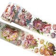 thumbnail image 1 of jifeng Pet Washi Tape Creative Decorative Masking Tape for Card Gift Wrapping Diary Red Peony, 1 of 9