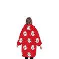 thumbnail image 4 of goowrom Couverture Portable en Velours Parent-Enfant à Capuche Imprimée d'Animaux de Dessin Animé, 4 of 10
