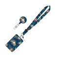 thumbnail image 1 of lionlar Cute ID Card Holder Lanyard with Clip Card Sleeve Accessories Hang Rope Keychain styleD, 1 of 9