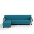 thumbnail image 2 of CHOK L-Shape Sofa Slipcover Sectional 3 Seater Chaise Cover Pet Dogs Couch Protector  (Black Large), 2 of 8