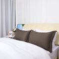 thumbnail image 2 of Unique Bargains Soft 1800 Microfiber Oxford Pillowcases 2pcs, 2 of 8