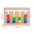 thumbnail image 2 of facefd Kids Wooden Four-Color Game Color Matching Board Toy Early Childhood Education Learning Toys, 2 of 6