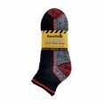 thumbnail image 2 of Sock Snob - Mens 6 Pack Short Trainer Bamboo Work Socks for Steel Toe Boots, 2 of 2