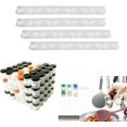 thumbnail image 3 of 4 Strips Spice Racks, Adhesive Spice clip gripper clips, Holds 20 Spice Jars, Extra Strength, 3 of 8
