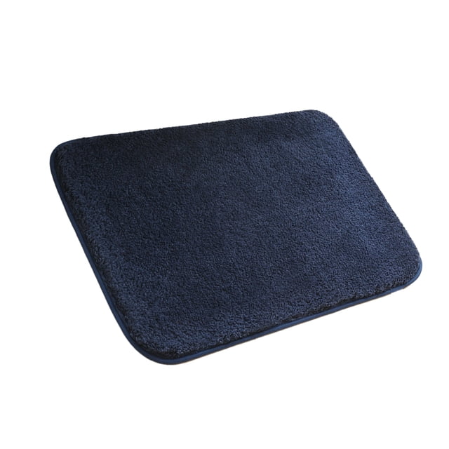 Wweixi Wide Application Bathroom Rug For All Needs Made With Polyester Modern Bath Mats blue 40x60cm