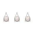 thumbnail image 2 of kurtrusly Functional And Beautiful Bags To Organize Life Classic And Timeless Shoulder Bag white 3Set, 2 of 6