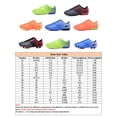 thumbnail image 2 of UKAP Crampons de Soccer pour Garçon Bout Rond Espadrilles de Sport à Lacets Chaussures de Soccer Chaussures Athlétiques de Montagne Confortables Orange Rouge 7(m), 2 of 9