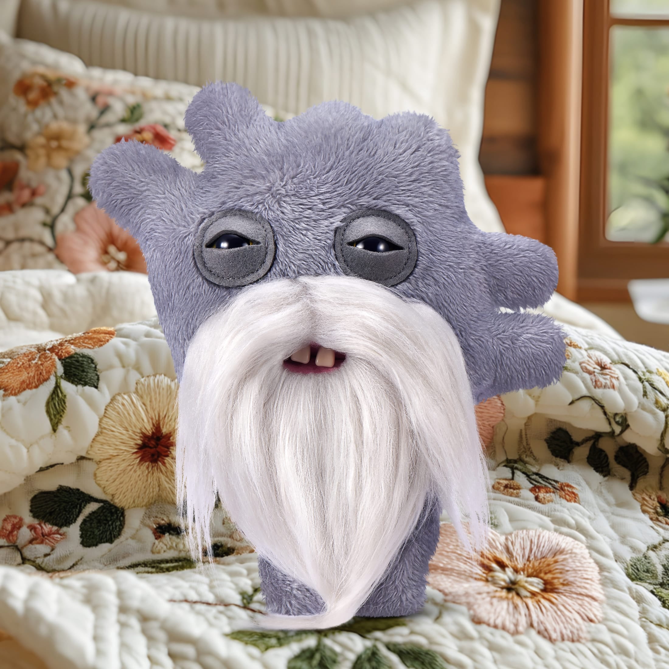 Fuggler Old Fogies 9 inch (Captain Cardiac), Funny Ugly Monster Stuffed Animal Toy by ZURU
