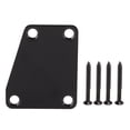 thumbnail image 2 of Bass Neck Plate, Electric Guitar Neckplate Standard Design Trapezoidal With 4pcs Screw For DIY Black,Gold, 2 of 8