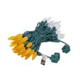 thumbnail image 4 of Novelty Lights 24FT 70 LED C6 Christmas String Lights, Orange & Pure White, 4 of 8