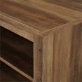 thumbnail image 4 of Walker Edison Wren Classic 4 Cubby TV Stand for TVs up to 65 Inches, 58 Inch, Rustic Oak, 4 of 7
