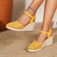 thumbnail image 2 of Summer Comfortable Casual Solid Color Closed Toe Sandals Breathable Mesh 8.5cm Heel Four Season Wear All Day Comfort Stable Support for Beach Daily Outdoor Walking, 2 of 7