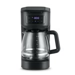 Mainstays Programmable 12 Cup Coffee Maker with Touchscreen, Black