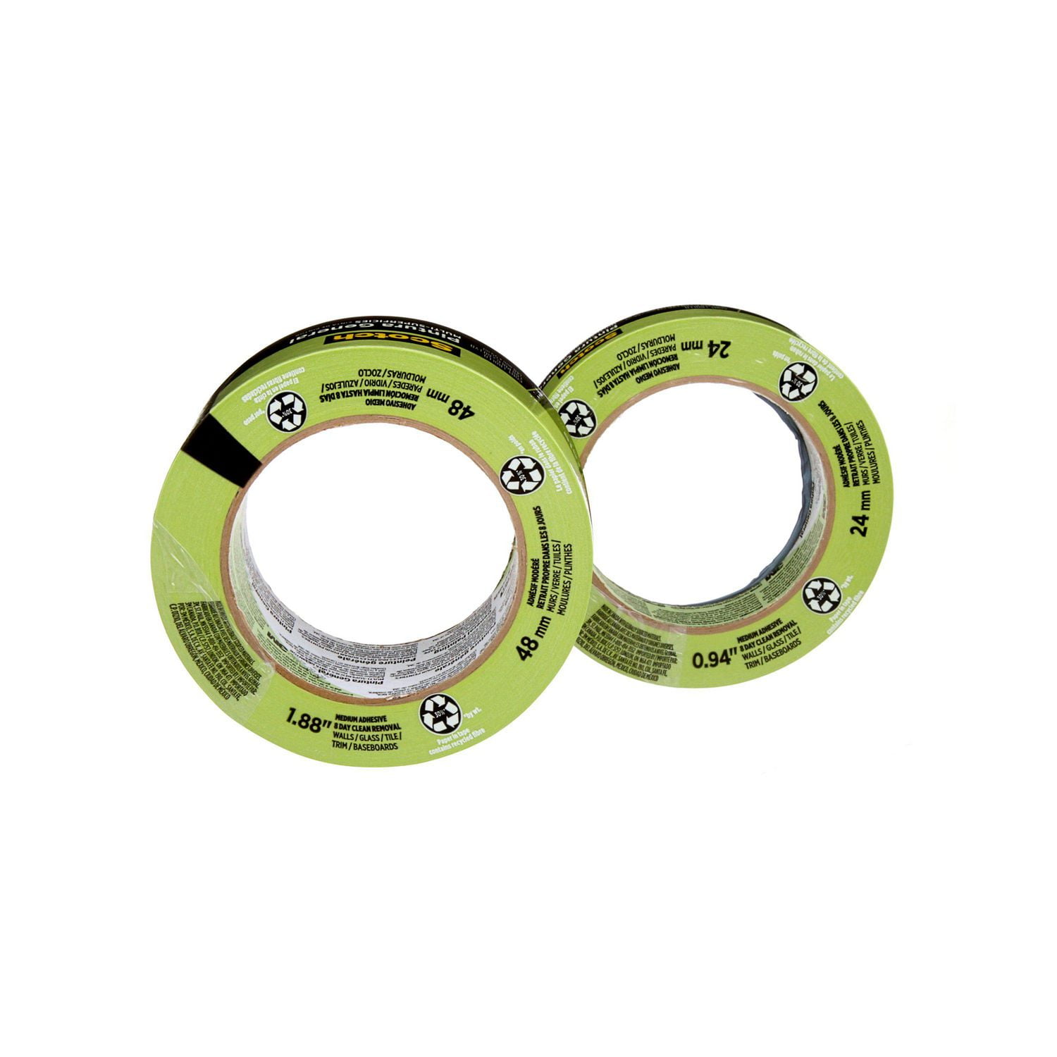 Ruban pour peintres pour surfaces multiples à usage général Scotch®, 2055-36NP, 36 mm x 55 m (1,41 po x 60,1 v)