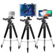 thumbnail image 2 of Acuvar 57" inch Pro Series Tripod, Acuvar Tablet Mount + Universal Smartphone Mount + Tripod Mount for all GoPro Cameras, 2 of 7