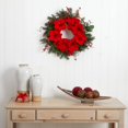 thumbnail image 2 of Nearly Natural Couronne Artificielle Amaryllis, 24 Pouces, 2 of 3