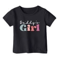 thumbnail image 4 of Pyjama Décontracté pour Enfants Motif Lettre Imprimé Multicolore Col Rond Manches Courtes Grandes Filles Soutien-Gorge Intégré Camisoles Manches Courtes Chemises Filles Manches Longues Chemise de Pâques Filles Filles Athlétiques, 4 of 4