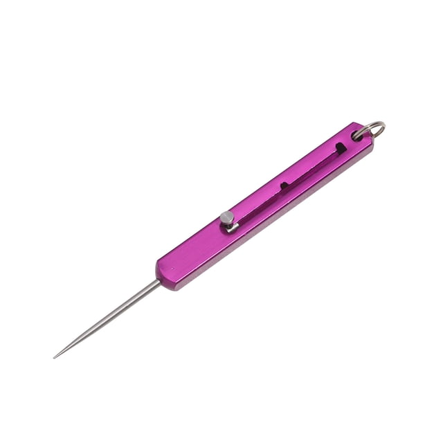 MTBLYS Alloy Retractable Toothpick 3-Stage Adjustable Portable Pocket Size Fruit Fork Disassembly Travel Dining Use