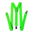 thumbnail image 2 of Bretelles Ajustables Unies pour Hommes de 1 Pouce de Large - Lime, 2 of 2