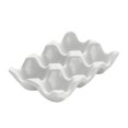 thumbnail image 1 of Porte-œufs à 6 Trous, Rangement pour Œufs, pour Comptoir de Cuisine, Blanc, 1 of 8