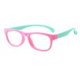 thumbnail image 1 of Kids Anti Blue Rays Glasses Kids UV Protection Light Blocking Eyeglasses Computer Phone Anti UV Flat Goggles, C3 Pink Frame, 1 of 8