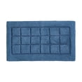 thumbnail image 1 of Martha Stewart Everyday 100% Cotton Tufted Reversible Bath Rug Storm Cloud, 20" x 34", 1 of 6